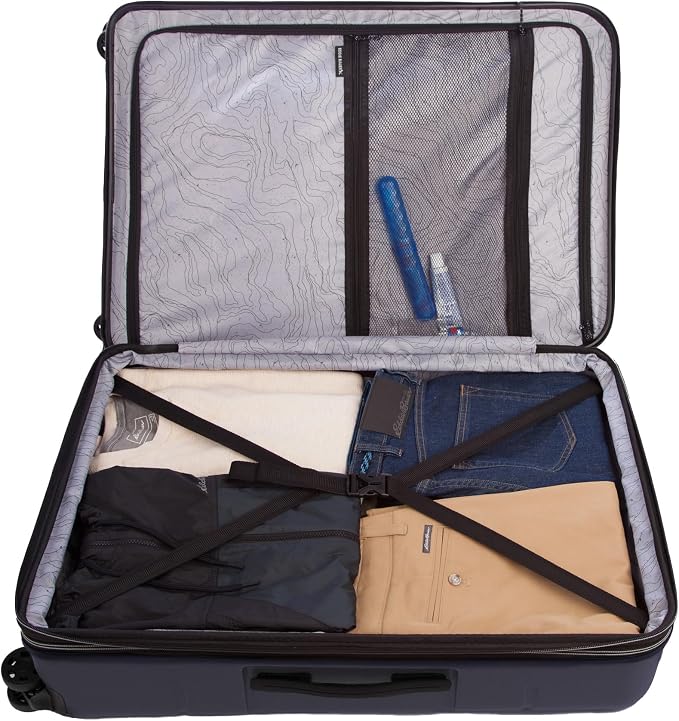 Eddie Bauer Glacier Checked 30" Luggage | Hardside | Spinner Wheels | - Image 7
