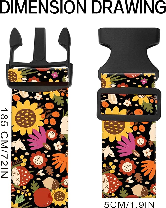 Luggage Straps for Suitcases, Adjustable Travel Belt, Durable Wide Luggage Strap - Image 6
