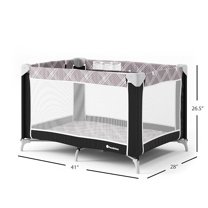 Foundations Sleep 'N Store Baby Pack and Play Yard - Image 6