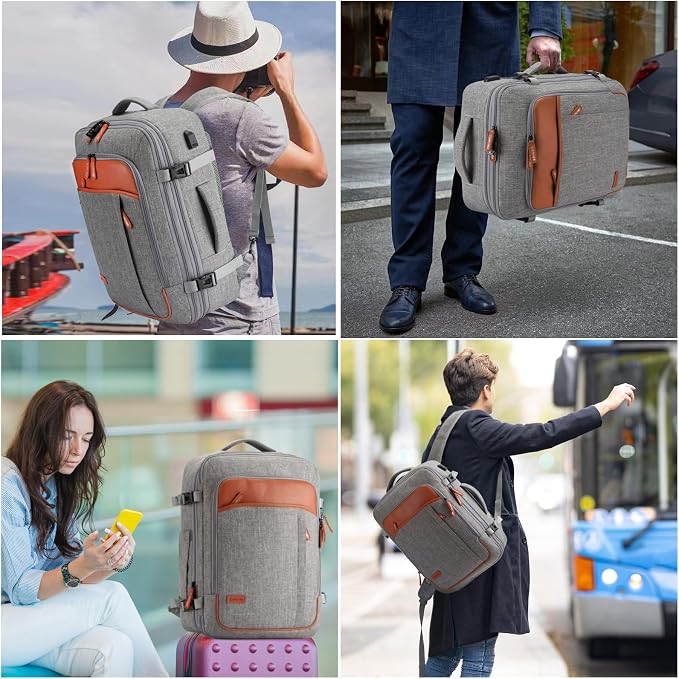 Travel Laptop Backpack, 42L Carry on Luggage, Flight Approved Expandable - Image 7