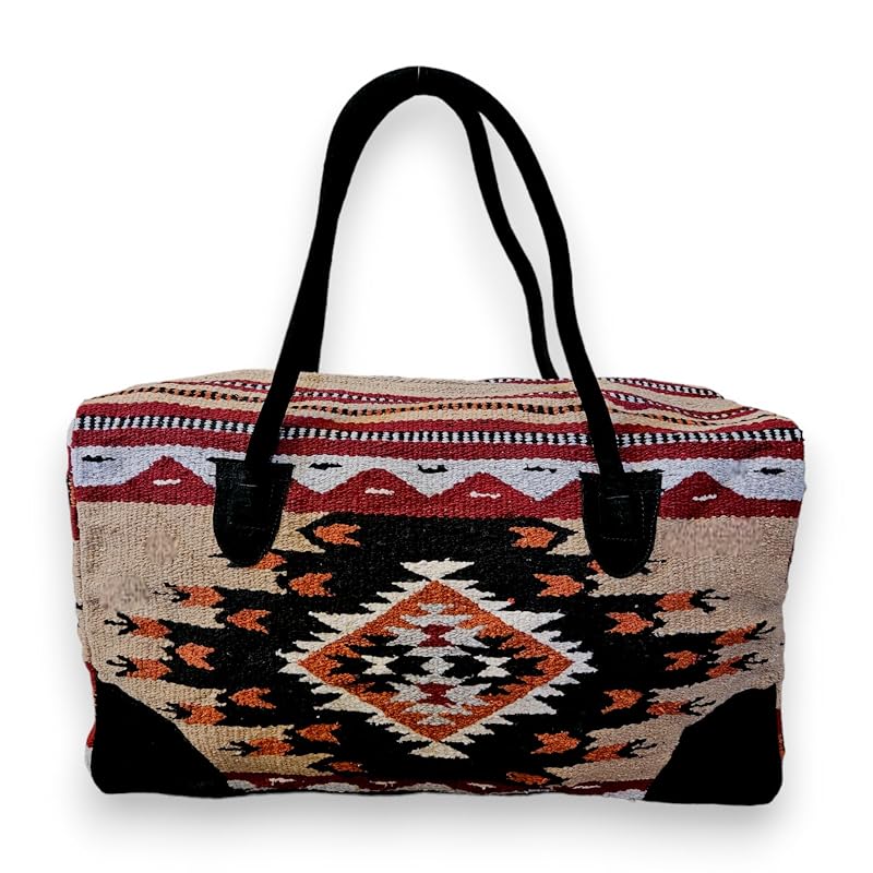 Southwestern Large Weekender Travel Bag Western Duffle Bag Boho Travel Bag by RanchJunkie