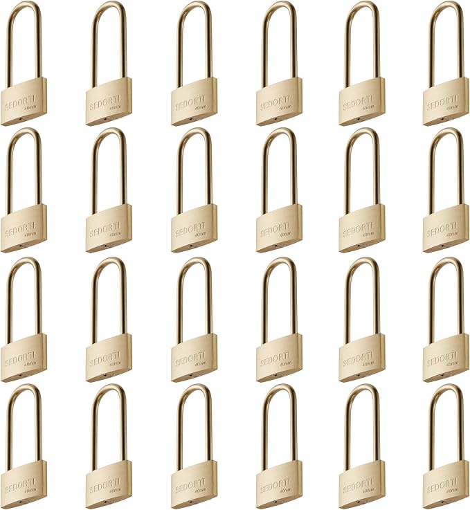 Weather Proof Locks with Same Key#31322, Solid Brass Keyed Alike Padlocks with by SEDORTI