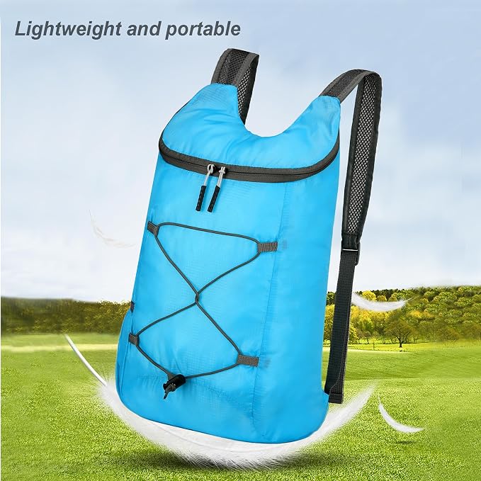 16L Hiking Daypack Lightweight Foldable Travel Backpack Water Repellent Camping - Image 7