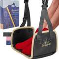 Portable Airplane Foot Hammock for Plane Travel by Beswalt