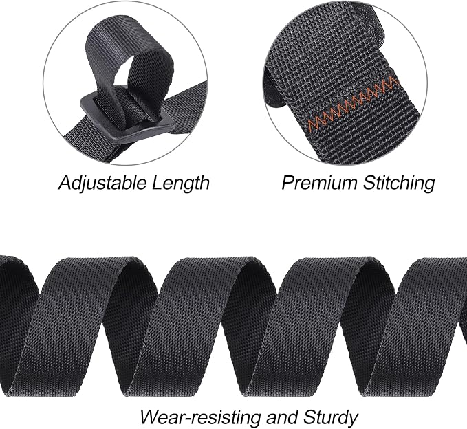 Buckle Straps with Clips, Adjustable Nylon Straps with Buckle, 4 Pack - Image 4