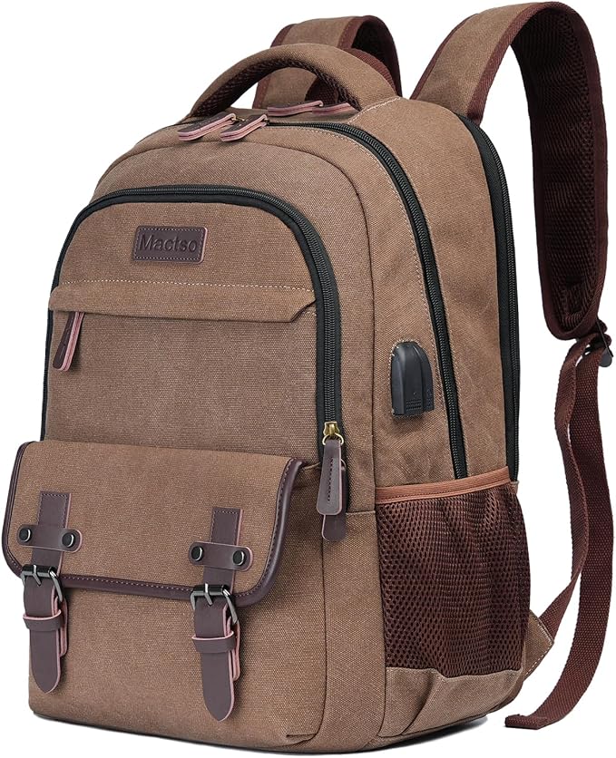 Mactso Canvas Travel Laptop Backpack by Mactso