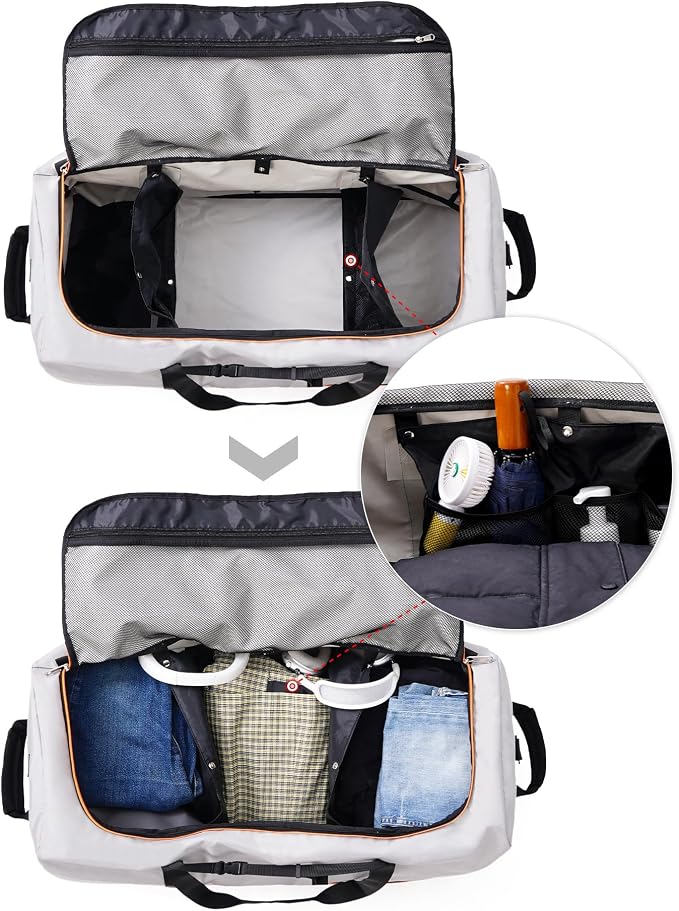 CONTAIL 32”110L Expandable 140L Rolling Duffle Bag - Image 6