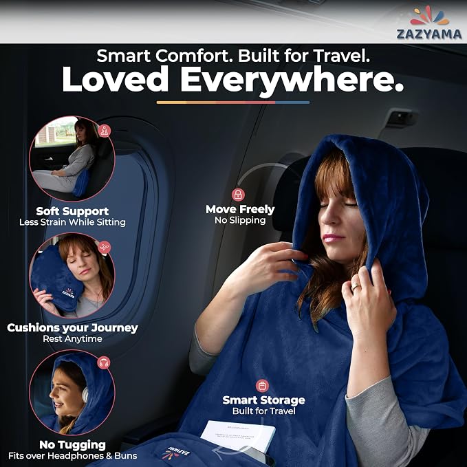 3-in-1 Travel Blanket Airplane – Compact - Image 6