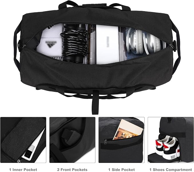 100L Duffle Bag for Travel, Extra Large Foldable Waterproof Travel Duffel Bags - Image 4