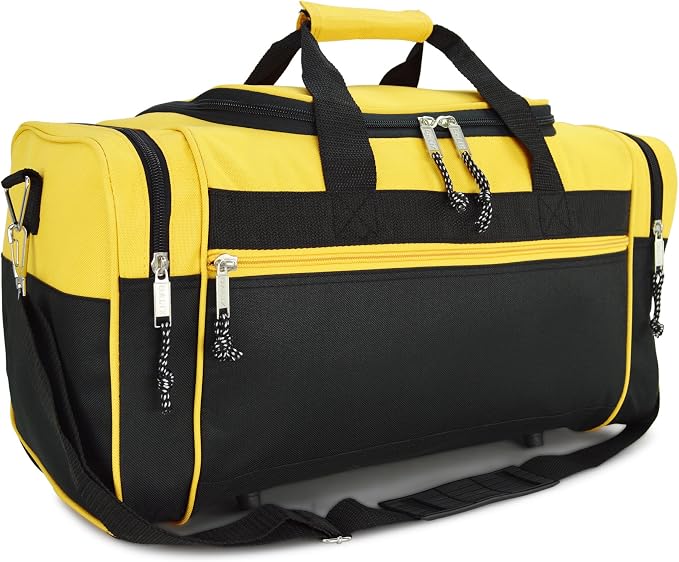 DALIX 21" Blank Sports Duffle Bag Gym Bag Travel Duffel by Dalix