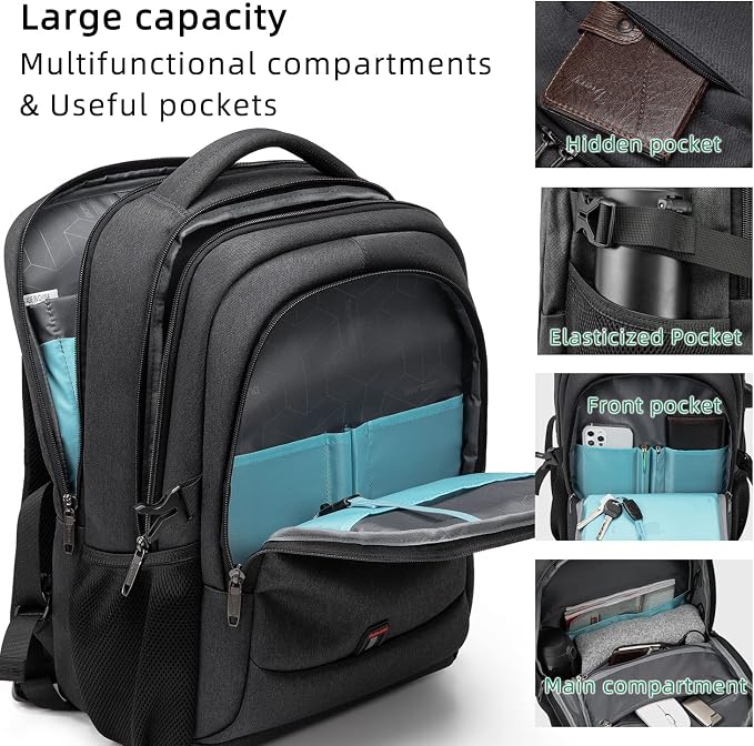 DUSLANG 17 Inch Laptop Backpack - Image 6