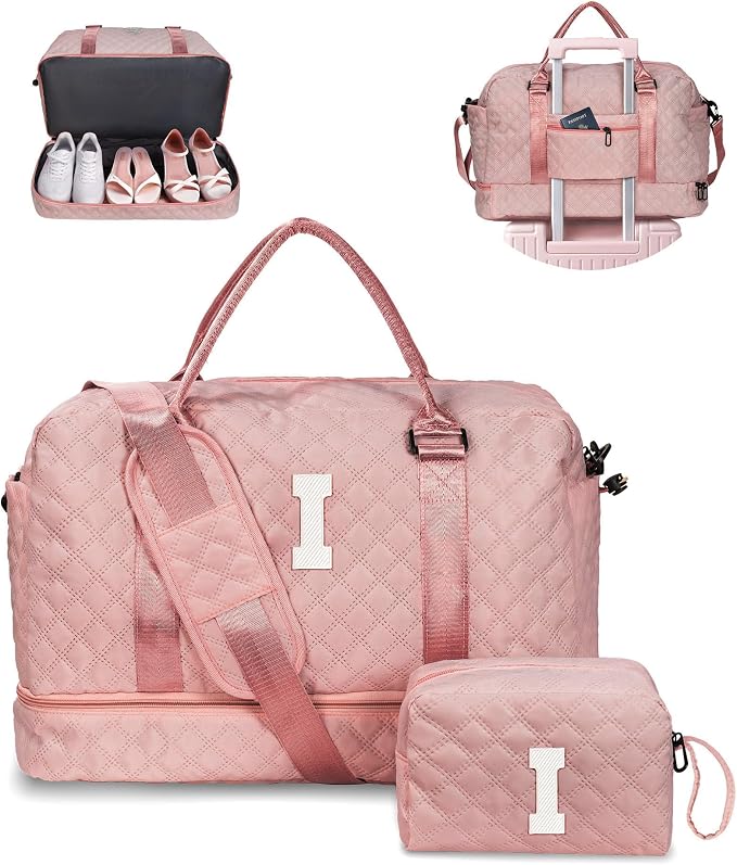 Personalized Initial semana Bag, Monogram Overnight Bag, Weekender & Travel Bag by Vogewood