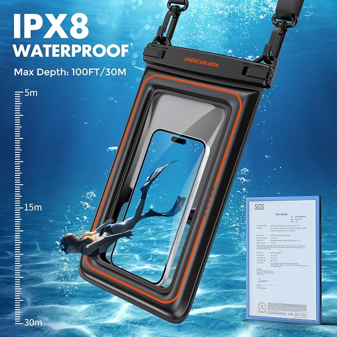 UNBREAKcable IPX8 Phone Case Dry Bag - Image 4