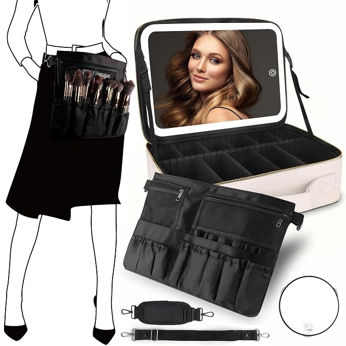 MOMIRA Travel Makeup Bag Cosmetic Bag Makeup Organizer Bag by MOMIRA