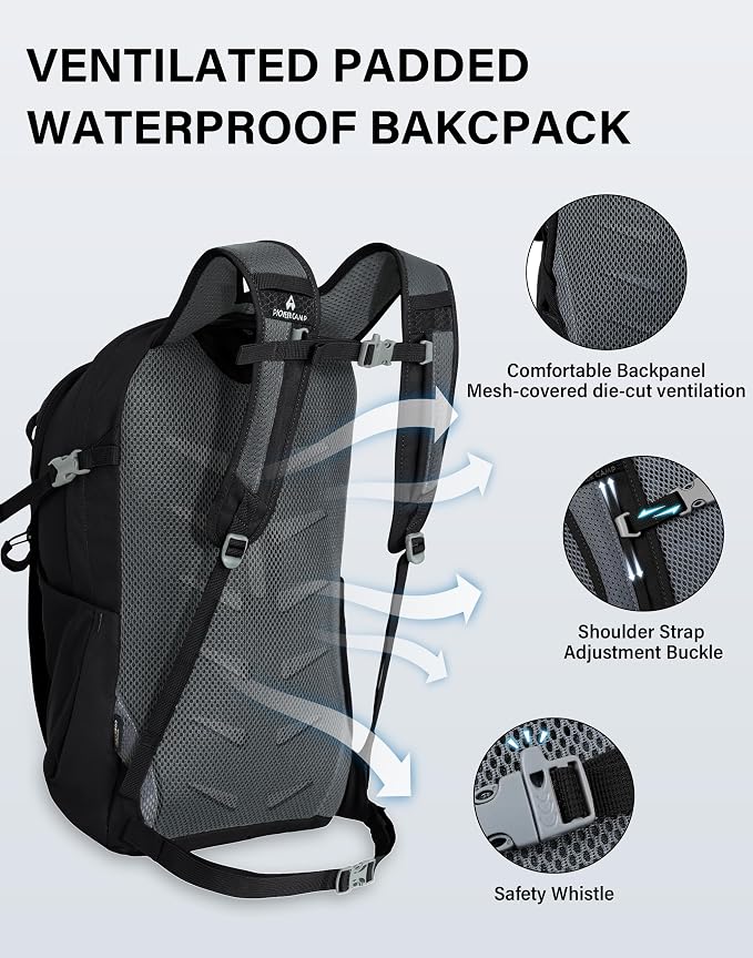 Pioneer Camp Hiking Backpack 22L Small Hiking Hydration Gear Lightweight - Image 3