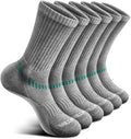BULLIANT Compression Socks for Men 6Pairs, Athletic Crew Socks Cushioned For by BULLIANT