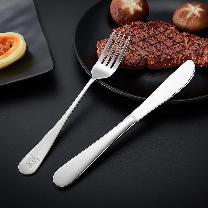 Boulder Bee | Travel Utensils Set | Reusable Camping Cutlery Set | Stainless - Image 3