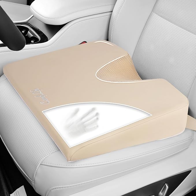 ComfiLife Car Seat Cushion – Premium Wedge Memory Foam Car Cushions by ComfiLife