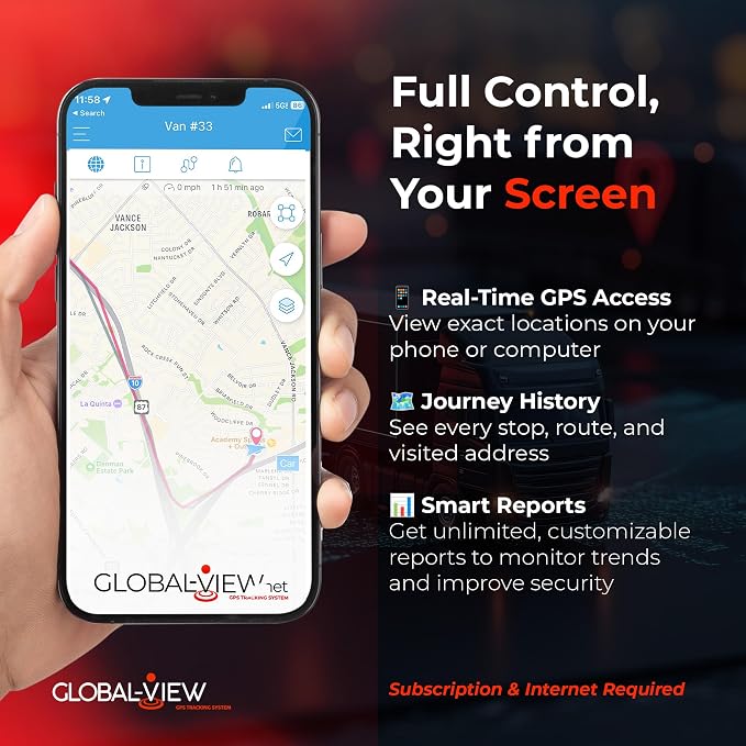 Global View Hidden Magnetic GPS Tracker – Real-Time Car Tracker, Subscription - Image 5