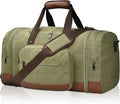 Litvyak Duffle Bag for Travel, 50L Canvas Travel Duffel Bags Overnight Weekend by Litvyak