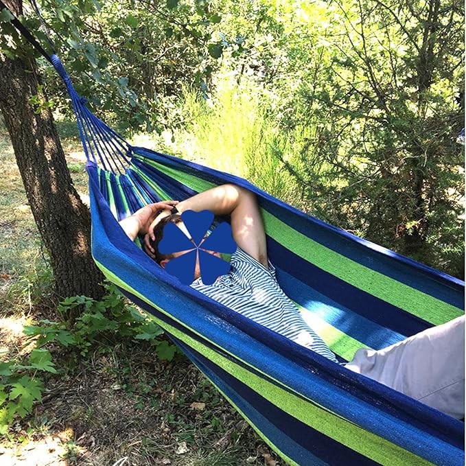 ANYOO Cotton Hammock Portable Camping Hammocks - Image 8