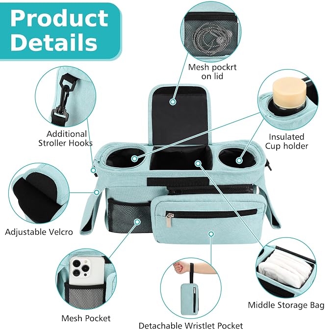 Accmor Universal Stroller Organizer - Image 4