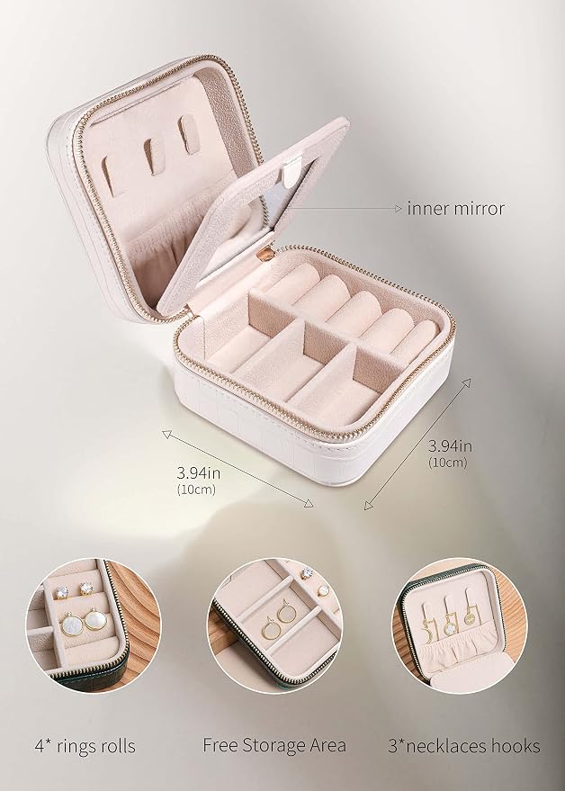 S.Leaf Travel Jewelry Organizer Travel Jewelry Boxes - Image 5