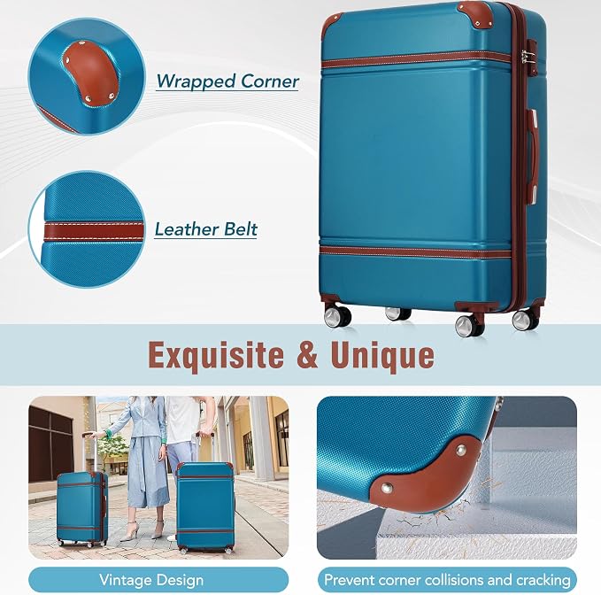 Merax Luggage Set 2 Piece Suitcase Set - Image 6