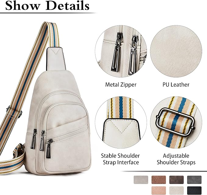 Sling Bag Crossbody Bags for Women Small Cross Body Bag Fanny Packs Chest Sling - Image 5