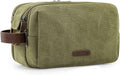 BAGSMART Toiletry Bag for Men, Canvas Travel Toiletry Organizer Dopp Kit by BAGSMART