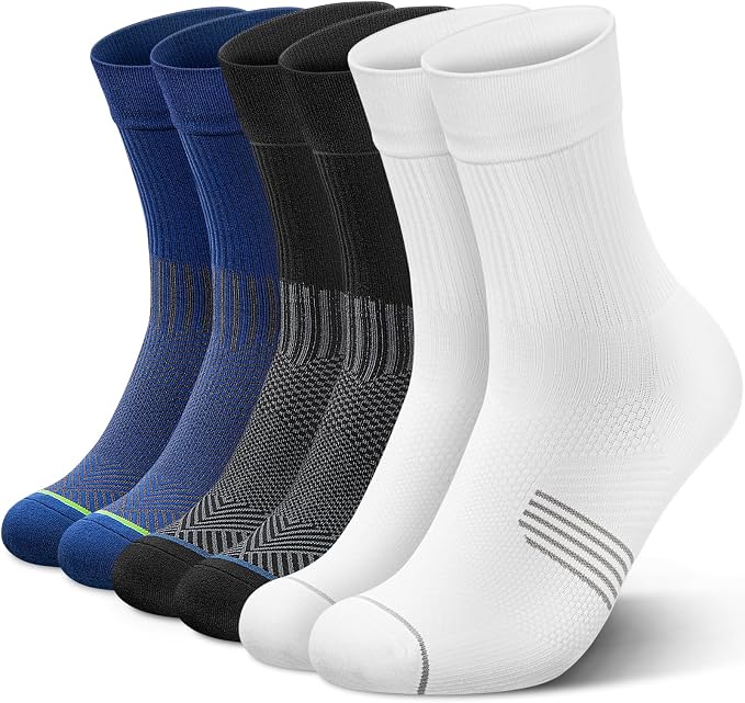 PAPLUS 3 Pairs Running Compression Socks by PAPLUS