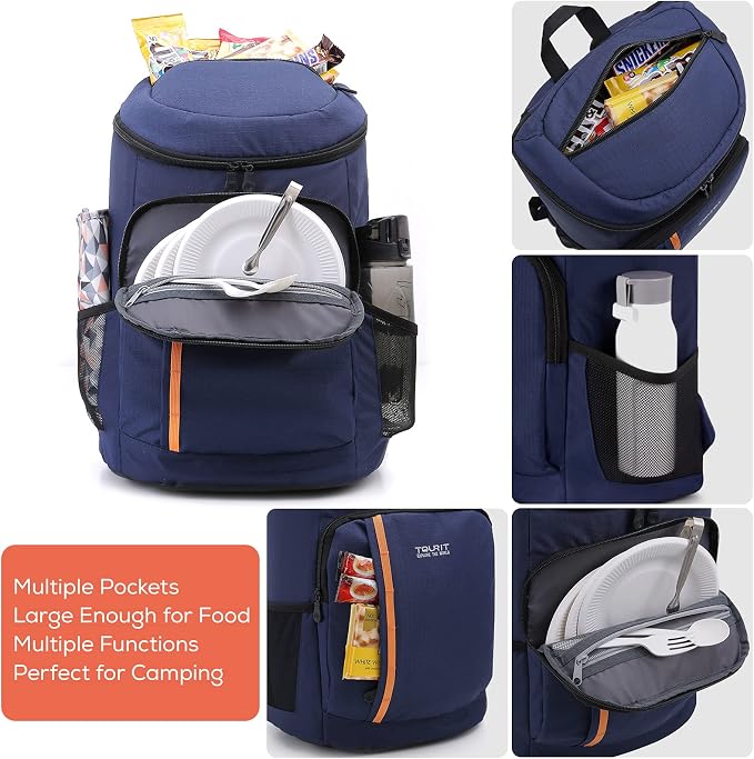 TOURIT Cooler Backpack 30 Cans Lightweight Insulated Backpack Cooler Leak-Proof - Image 6