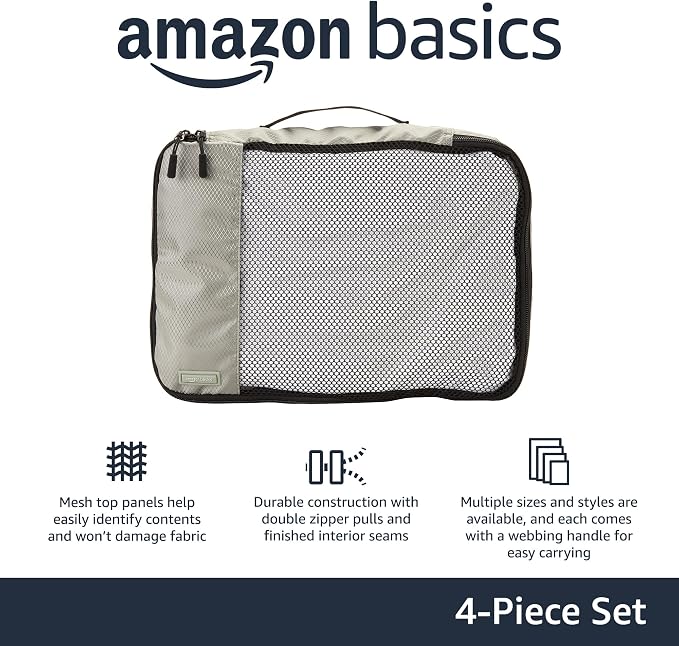 Amazon Basics 4 Piece Packing Cubes - Image 2