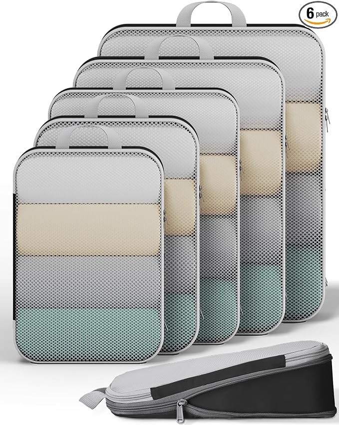 Veken 6/9/11 Set Compression Packing Cubes by Veken