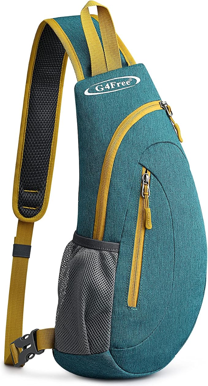 G4Free Sling Bag for Men Women, Small Crossbody Backpack Lightweight Chest by G4Free