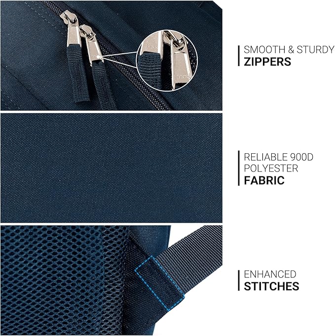 ZORFIN 36L Backpack for College, and Travel: Water Resistant Bookbag - Image 7