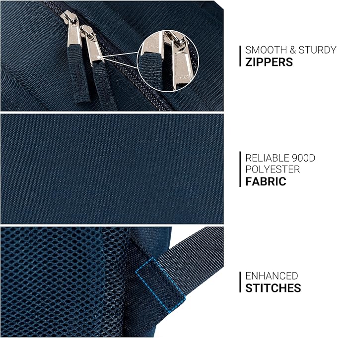 ZORFIN 26L Backpack for College, and Travel: Water Resistant Bookbag - Image 6