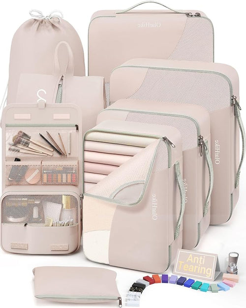 10 Set/8 Set Packing Cubes for Travel, Gifts for Women Mom, Anti-Tearing by OlarHike
