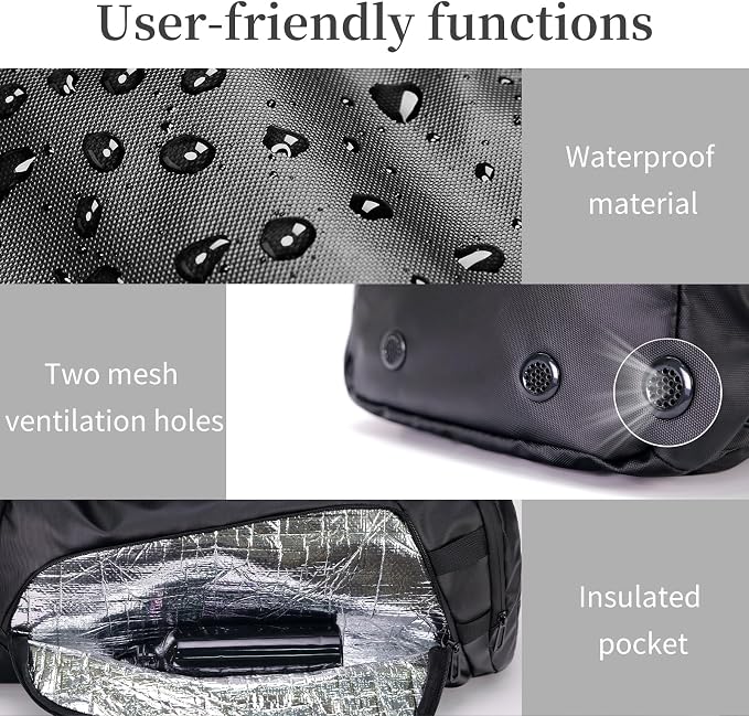 Duffle Bag for Travel, Carry on Gym Bag for Men, Waterproof Sport Bags - Image 6