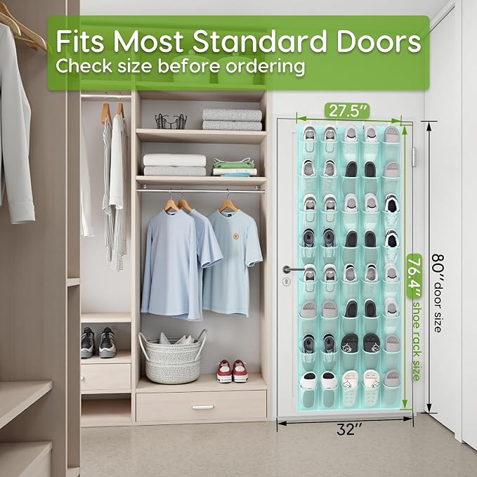 Unjumbly Over the Door Shoe Organizer - Image 4