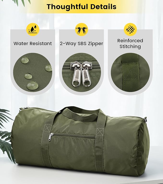 Vorspack Duffel Bag 20-24-28 Inches Foldable Gym Bag - Image 4