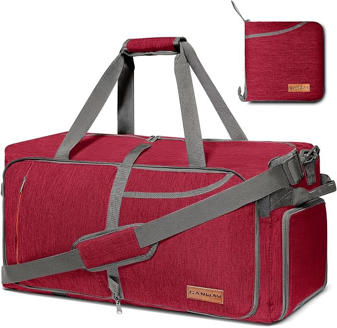 Canway 115L Travel Duffel Bag, Foldable Weekender Bag by CANWAY