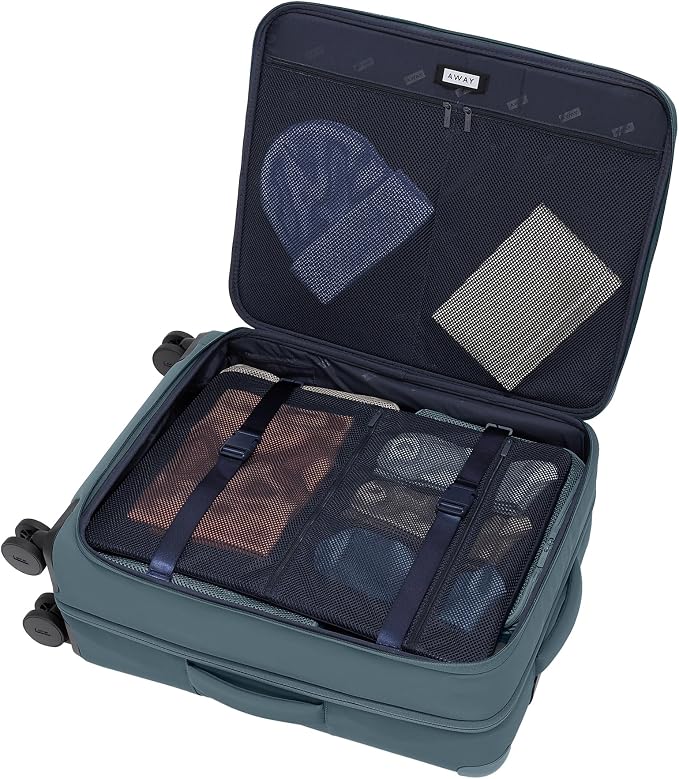 Away Softside Medium Checked Suitcase, 26 Inch Lightweight, Expandable Luggage - Image 6