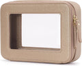 Popvibe Clear Makeup Bag Travel Cosmetic Case Transparent Toiletry Bag by POPVIBE