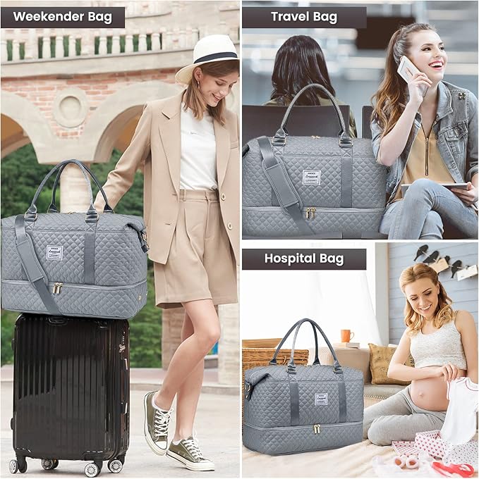 LOVEVOOK Travel Duffle Bag, Weekender Bags - Image 6