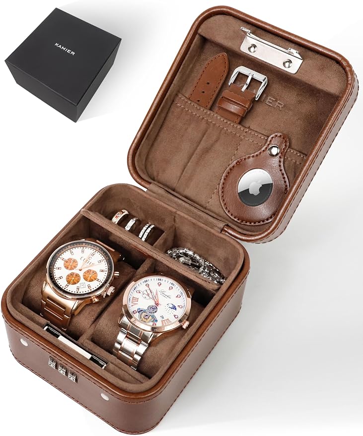 KAMIER Watch Travel Case with Combination Lock - Image 8
