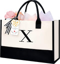 BAGAIL Initial Tote Bag, Personalized Birthday Gifts by BAGAIL