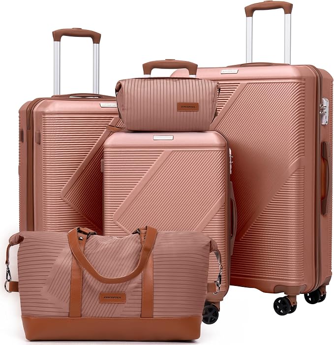 Luggage Sets 5 Piece, Suitcases by CONCEPTEN