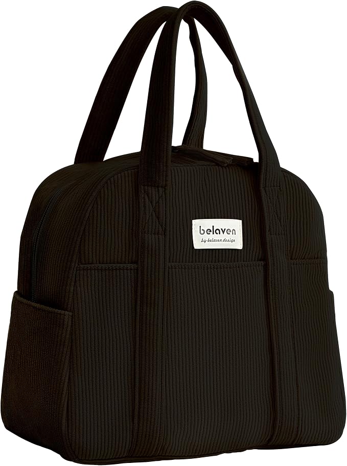 Insulated Lunch Bag for Women, 6-Hour Cold Retention Cooler Tote by belaven