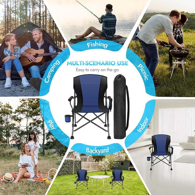 Oversized Folding Camping Chair - Image 7